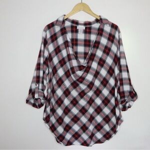 Soft Surroundings Fall Favorite Plaid Tunic NWOT